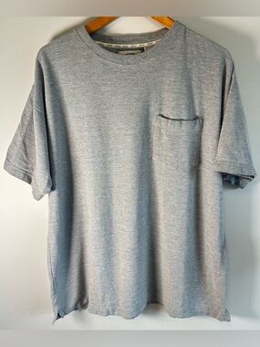 Vintage SMX Athletic Gear Men's T-shirt Work Wear Pocket Heavy Cotton Size XL